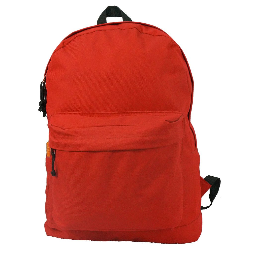Classic Backpack Basic Emergency Survival Pack Bookbag 16 inch Simple Daypack Medium School Bag - k-cliffs