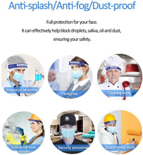 Load image into Gallery viewer, Face Shields for Man &amp; Women Reusable Eyes &amp; Face Protection Clear Visor Hat Shields Wholesale Bulk Quantity Lot