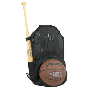 Baseball Backpack with Basketball Football Soccer Ball Storage Helmet Compartment - k-cliffs