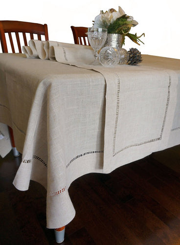 Hemstitched Table Runner Table Cloth - k-cliffs