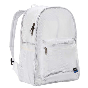 Mesh Backpack Heavy Duty Student Bookbag Quality Simple Classic School Book Bag - k-cliffs