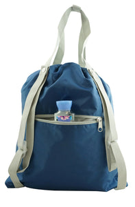 K-Cliffs 18" 2-in-1 Unisex Drawstring Backpack & Convertible Tote Bag |