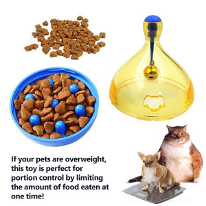 Slow Feeder Pet Toy for Small Animals Cat Dog, Increase IQ, Interactive Portion Control, Royal Blue - k-cliffs