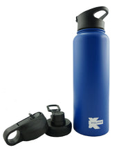 Load image into Gallery viewer, Vacuum Insulated Sport Water Bottle Flask Double Wall Stainless Steel Sports Flasks BPA Free 3 Lids Included Straw Coffee Sport Cap Thermo Flasks - k-cliffs