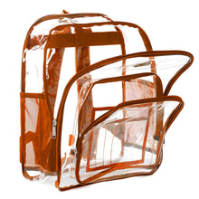 Load image into Gallery viewer, Heavy Duty Clear Backpack See Through PVC Stadium Security Transparent Workbag - k-cliffs