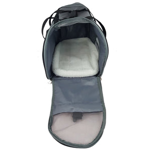 Soft-Sided Pet Carrier Heavy Duty Comfort Carrier Bag w/ Fleece Bed - k-cliffs