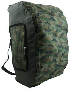 K-Cliffs 2-in-1 Lightweight Reversible Foldable Backpack, Convertible Duffel Bag, Unisex