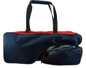 K-Cliffs Tennis Racket Bag | Deluxe Ballistic Nylon | Shoe Compartment - k-cliffs
