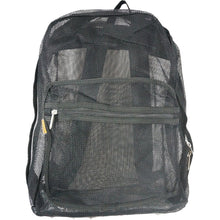 Load image into Gallery viewer, Mesh Backpack See through Student School Bag Bookbag Mesh Daypack - k-cliffs