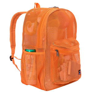 Mesh Backpack Heavy Duty Student Bookbag Quality Simple Classic School Book Bag - k-cliffs