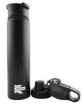 Load image into Gallery viewer, Vacuum Insulated Sport Water Bottle Flask Double Wall Stainless Steel Sports Flasks BPA Free 3 Lids Included Straw Coffee Sport Cap Thermo Flasks - k-cliffs