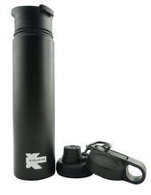 Load image into Gallery viewer, K-Cliffs Vacuum Insulated Sport Water Bottle Flask Double Wall Stainless Steel Sports Flasks BPA Free 3 Lids Included Straw Coffee Sport Cap Thermo Flasks - k-cliffs