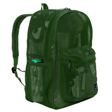 Load image into Gallery viewer, Mesh Backpack Heavy Duty Student Bookbag Quality Simple Classic School Book Bag - k-cliffs