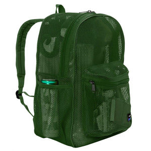 Mesh Backpack Heavy Duty Student Bookbag Quality Simple Classic School Book Bag - k-cliffs