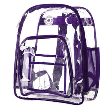 Load image into Gallery viewer, Heavy Duty Clear Backpack See Through PVC Stadium Security Transparent Workbag - k-cliffs