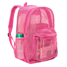 Load image into Gallery viewer, Mesh Backpack Heavy Duty Student Bookbag Quality Simple Classic School Book Bag - k-cliffs