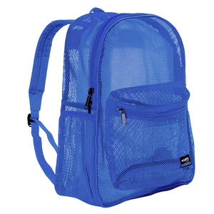 Mesh Backpack Heavy Duty Student Bookbag Quality Simple Classic School Book Bag - k-cliffs