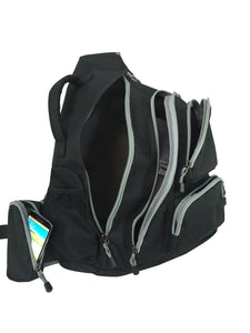 K-Cliffs Water-Resistant Sling Backpack | Safety Retro-Reflective Strip - k-cliffs