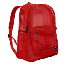 Load image into Gallery viewer, Mesh Backpack Heavy Duty Student Bookbag Quality Simple Classic School Book Bag - k-cliffs