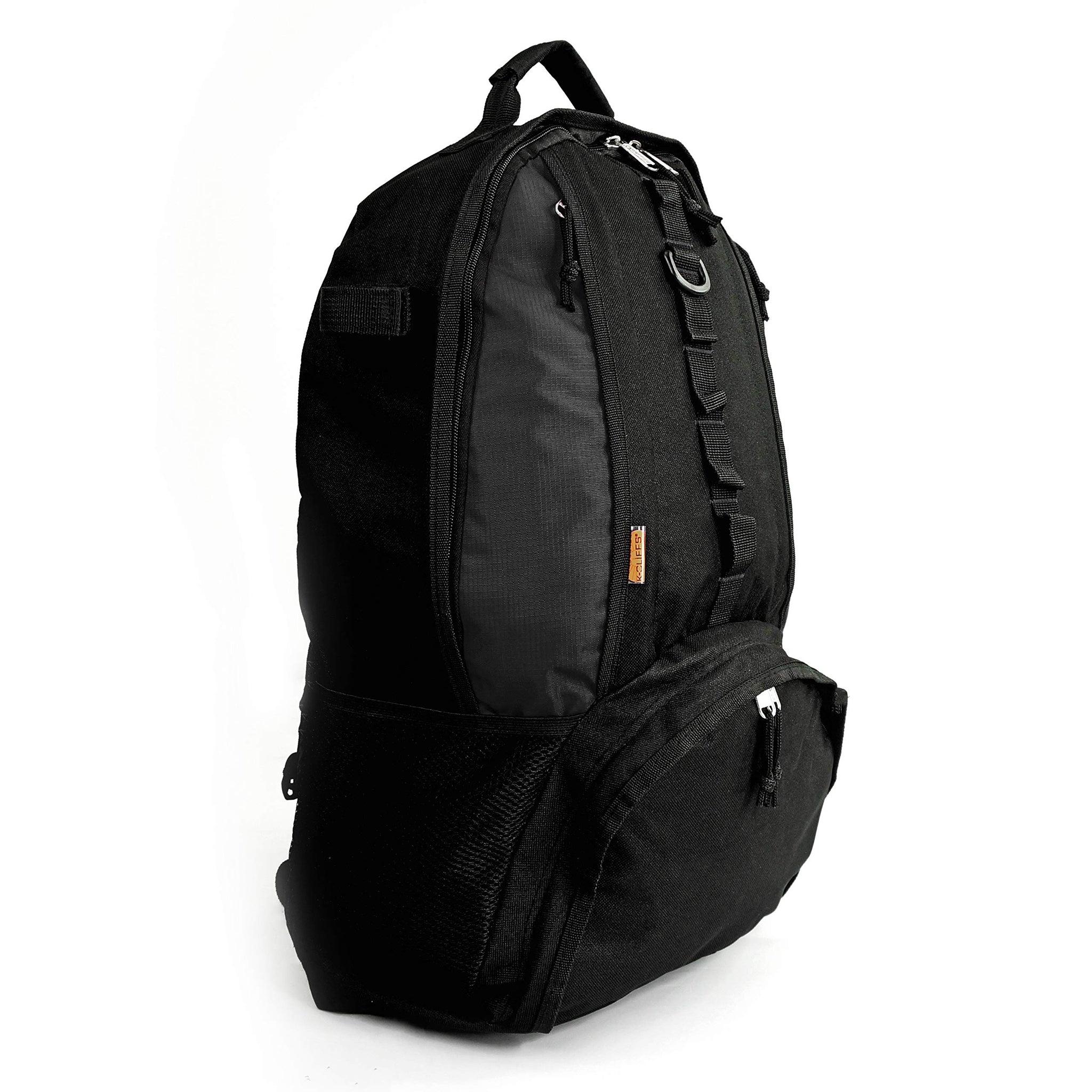 K Cliffs Extra Large Sports School Backpack with Bat Ball Storage or Helmet Compartment