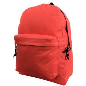 Classic Backpack Basic Emergency Survival Pack Bookbag 16 inch Simple Daypack Medium School Bag - k-cliffs