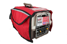 Load image into Gallery viewer, 19&quot; Kennel Pet Crate Cover Emergency Red w/ Reflective Stripe - k-cliffs