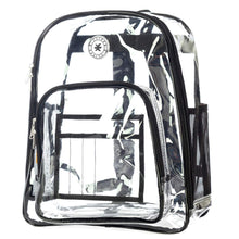 Load image into Gallery viewer, Heavy Duty Clear Backpack See Through PVC Stadium Security Transparent Workbag - k-cliffs
