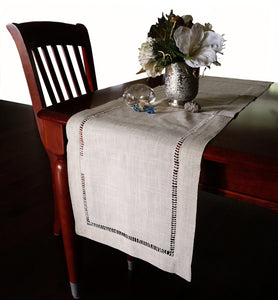 Hemstitched Table Runner Table Cloth - k-cliffs