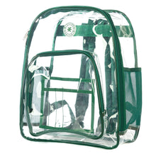 Load image into Gallery viewer, Heavy Duty Clear Backpack See Through PVC Stadium Security Transparent Workbag - k-cliffs