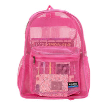 Load image into Gallery viewer, Mesh Backpack Heavy Duty Student Bookbag Quality Simple Classic School Book Bag - k-cliffs