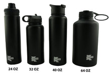 Load image into Gallery viewer, Vacuum Insulated Sport Water Bottle Flask Double Wall Stainless Steel Sports Flasks BPA Free 3 Lids Included Straw Coffee Sport Cap Thermo Flasks - k-cliffs