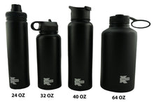 Load image into Gallery viewer, K-Cliffs Vacuum Insulated Sport Water Bottle Flask Double Wall Stainless Steel Sports Flasks BPA Free 3 Lids Included Straw Coffee Sport Cap Thermo Flasks - k-cliffs