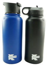Load image into Gallery viewer, Vacuum Insulated Sport Water Bottle Flask Double Wall Stainless Steel Sports Flasks BPA Free 3 Lids Included Straw Coffee Sport Cap Thermo Flasks - k-cliffs