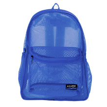 Load image into Gallery viewer, Mesh Backpack Heavy Duty Student Bookbag Quality Simple Classic School Book Bag - k-cliffs