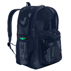Mesh Backpack Heavy Duty Student Bookbag Quality Simple Classic School Book Bag - k-cliffs