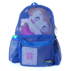 Mesh Backpack Heavy Duty Student Bookbag Quality Simple Classic School Book Bag - k-cliffs