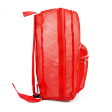 Load image into Gallery viewer, Mesh Backpack See through Student School Bag Bookbag Mesh Daypack - k-cliffs