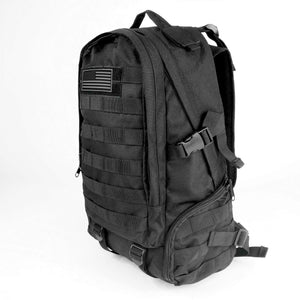 Large Black Military Tactical Backpack Molle Bug Out Rucksacks for Outdoor Camping Hiking Trekking Hunting - k-cliffs