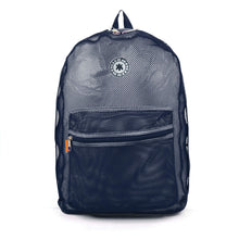 Load image into Gallery viewer, Mesh Backpack See through Student School Bag Bookbag Mesh Daypack - k-cliffs