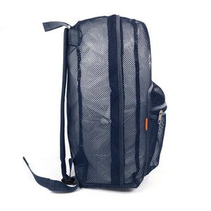 Mesh Backpack See through Student School Bag Bookbag Mesh Daypack - k-cliffs