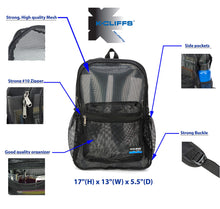 Load image into Gallery viewer, Mesh Backpack Heavy Duty Student Bookbag Quality Simple Classic School Book Bag - k-cliffs