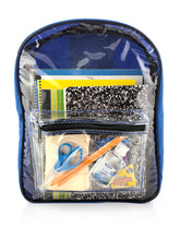 Load image into Gallery viewer, K-Cliffs 15.5&quot; Clear School Backpack See Through Elementary-Adult  Daypack