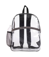 Load image into Gallery viewer, K-Cliffs 15.5&quot; Clear Backpack See Through Elementary School Bag Kids Bookbag Transparent Kindergarten Daypack
