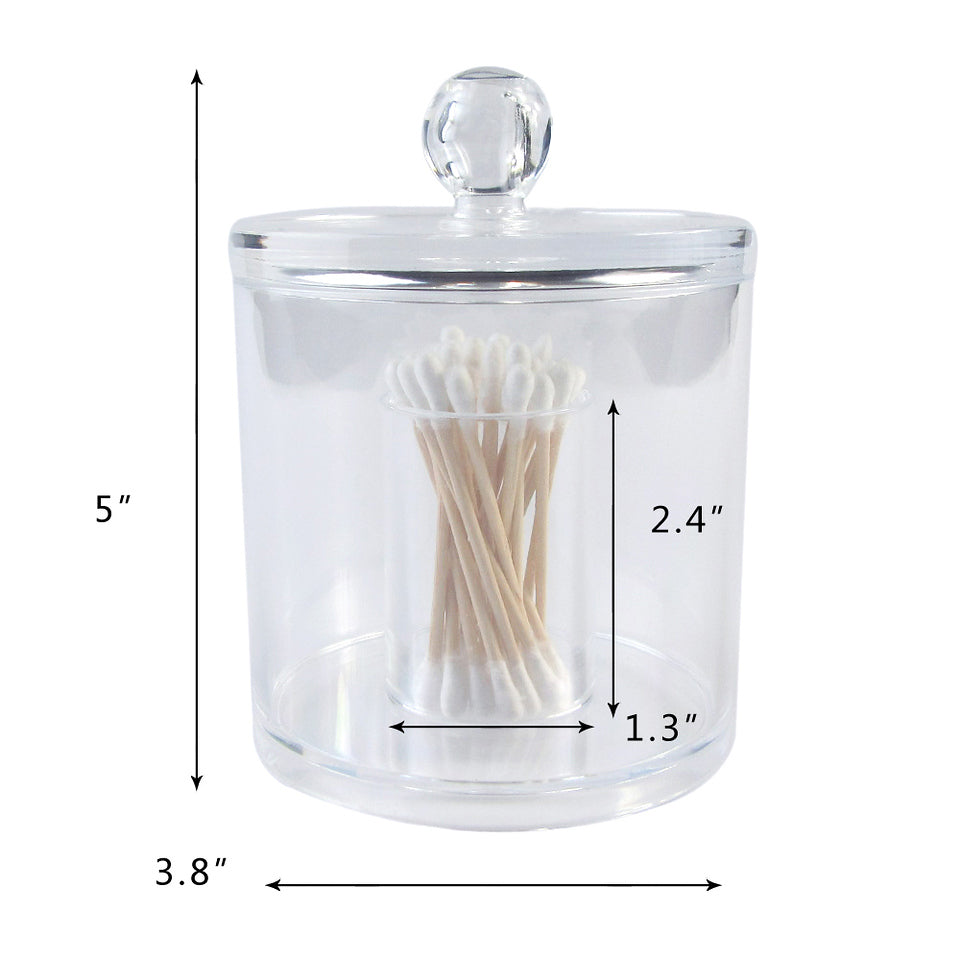 K-Cliffs Acrylic Round  Storage Jar