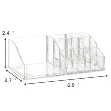 Load image into Gallery viewer, K-Cliffs Clear Acrylic Makeup Organizer with 9 Compartments