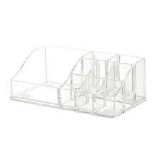 Load image into Gallery viewer, Acrylic Makeup Organizer with 9 Compartments Cosmetic Organizer