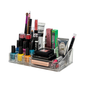 K-Cliffs 3-Step Acrylic Makeup Storage with 8 Compartments /Cosmetic Organizer
