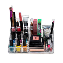 Load image into Gallery viewer, K-Cliffs 3-Step Acrylic Makeup Storage with 8 Compartments /Cosmetic Organizer
