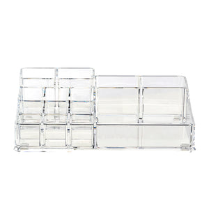 K-Cliffs 3-Step Acrylic Makeup Storage with 8 Compartments /Cosmetic Organizer