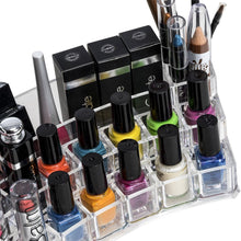 Load image into Gallery viewer, K-Cliffs Acrylic Sector Makeup Organizer with 19 Compartments